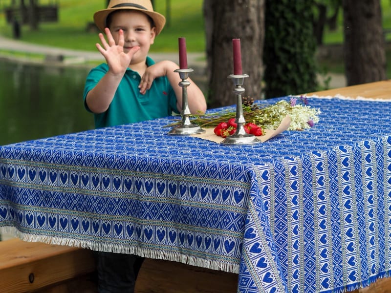 Royal Blue Tablecloth