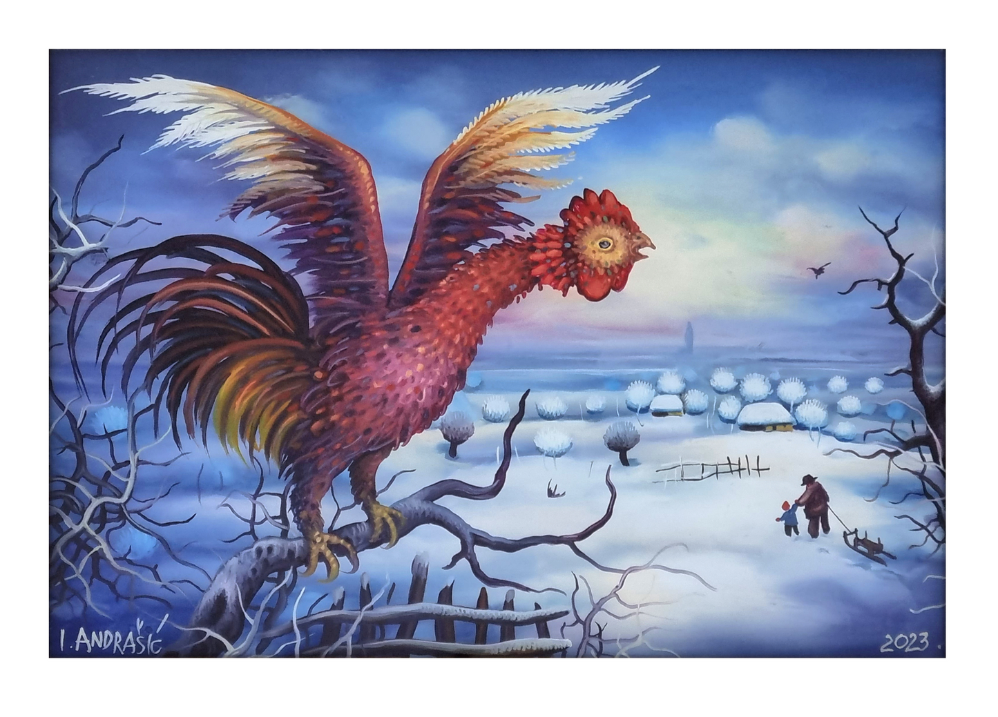 Set of Five Greeting Cards