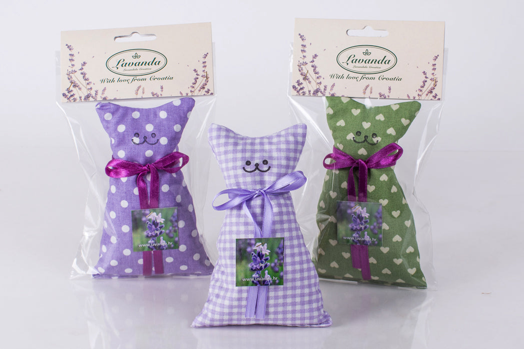 Lavender Cat-Shaped Bag