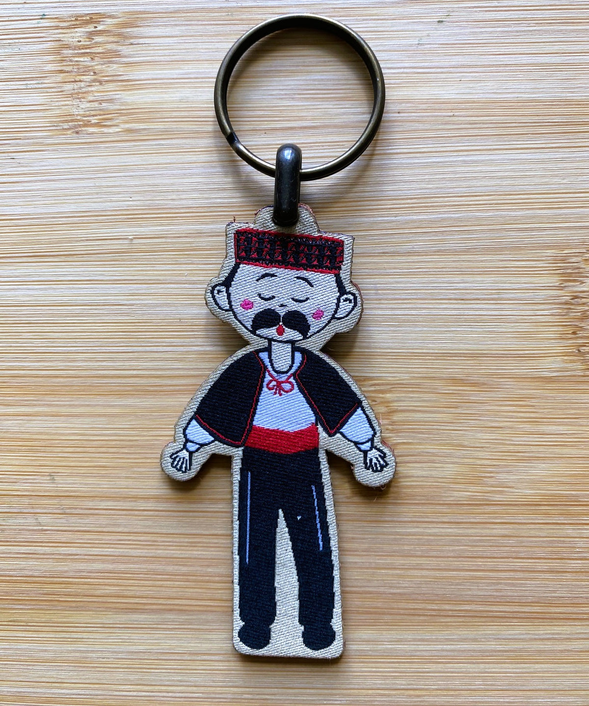 Keychain with Folk Dancers