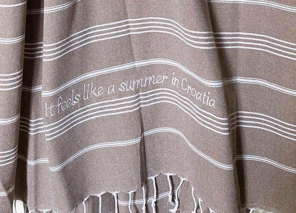 Croatian Beach Towel