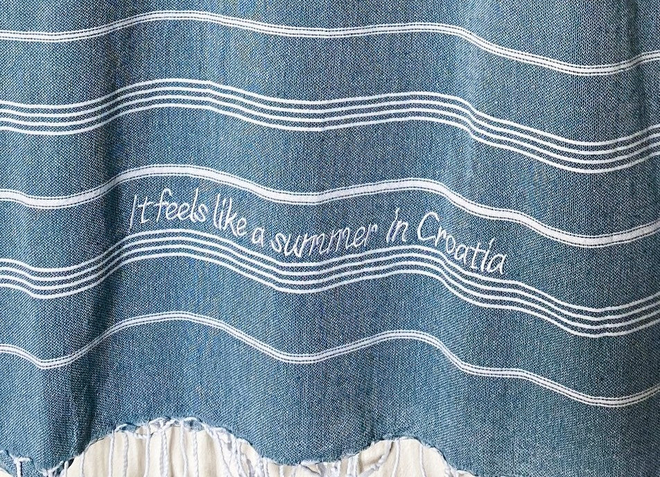 Croatian Beach Towel