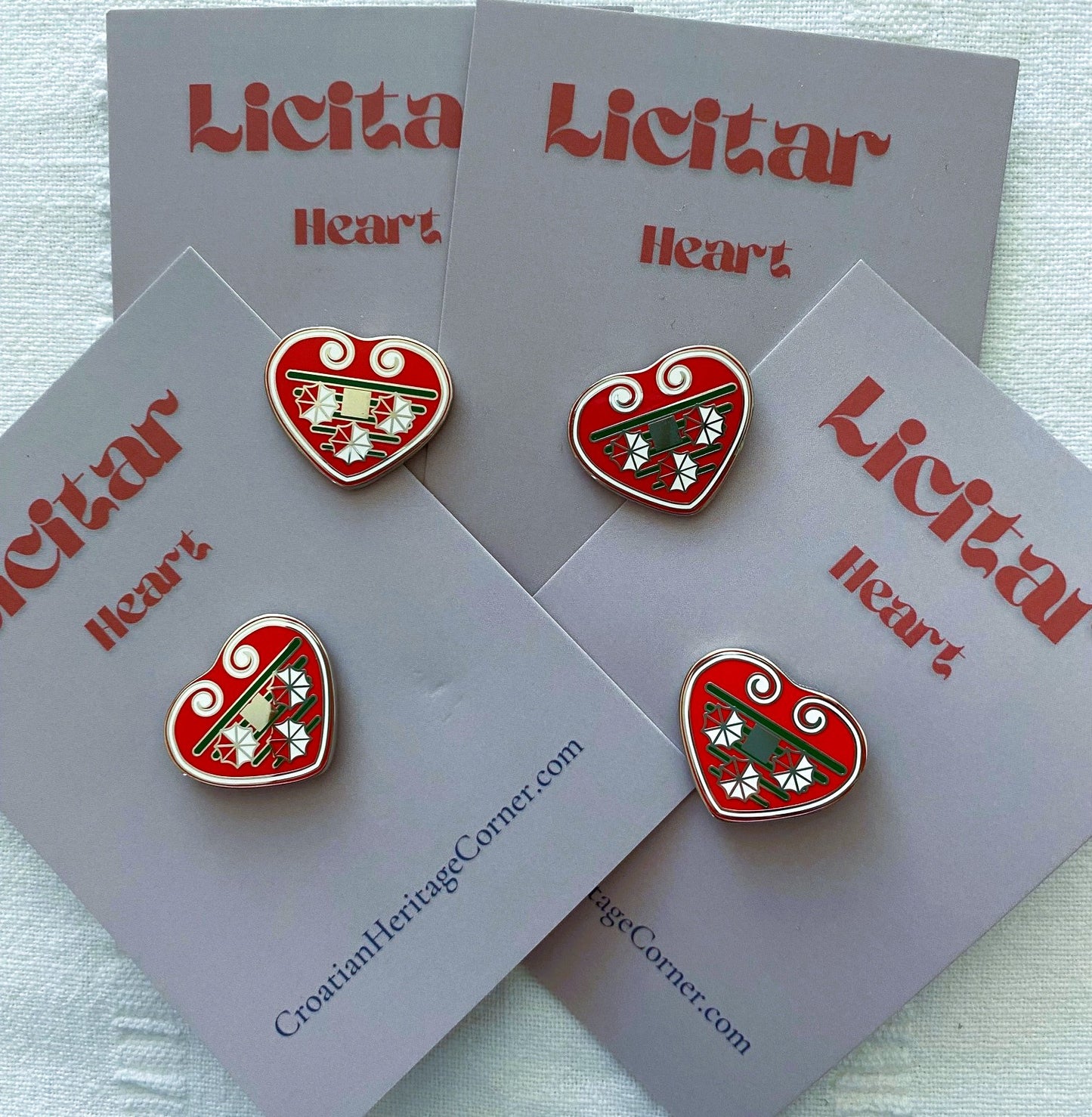 Licitar Heart Enamel Pin