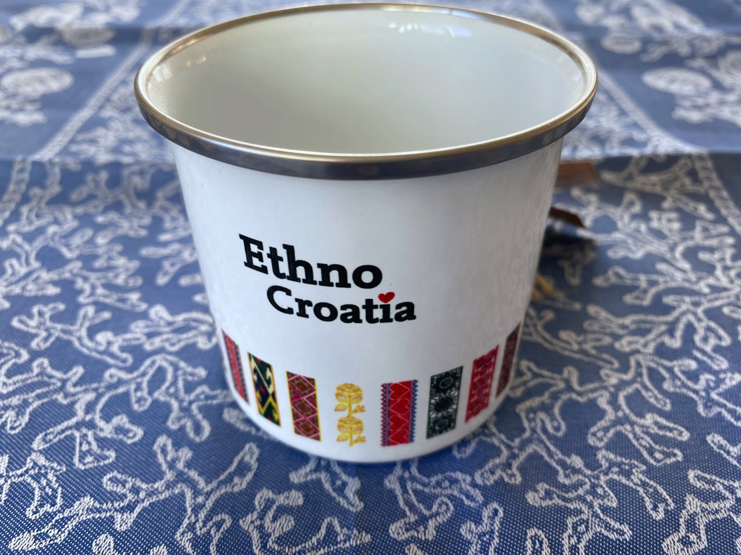 Ethno Croatia Enamel Mug