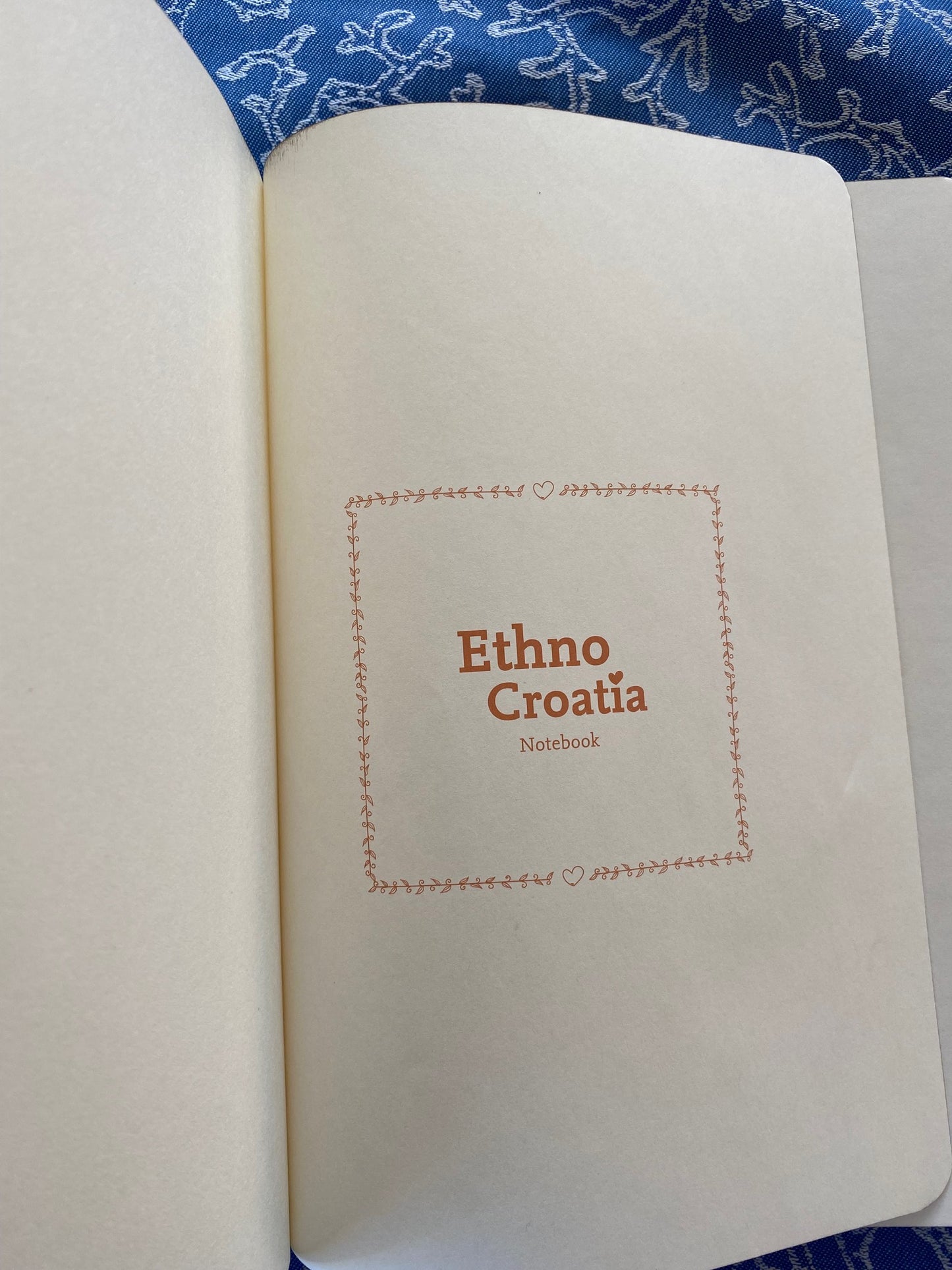 Ethno Croatia Blank Notebook