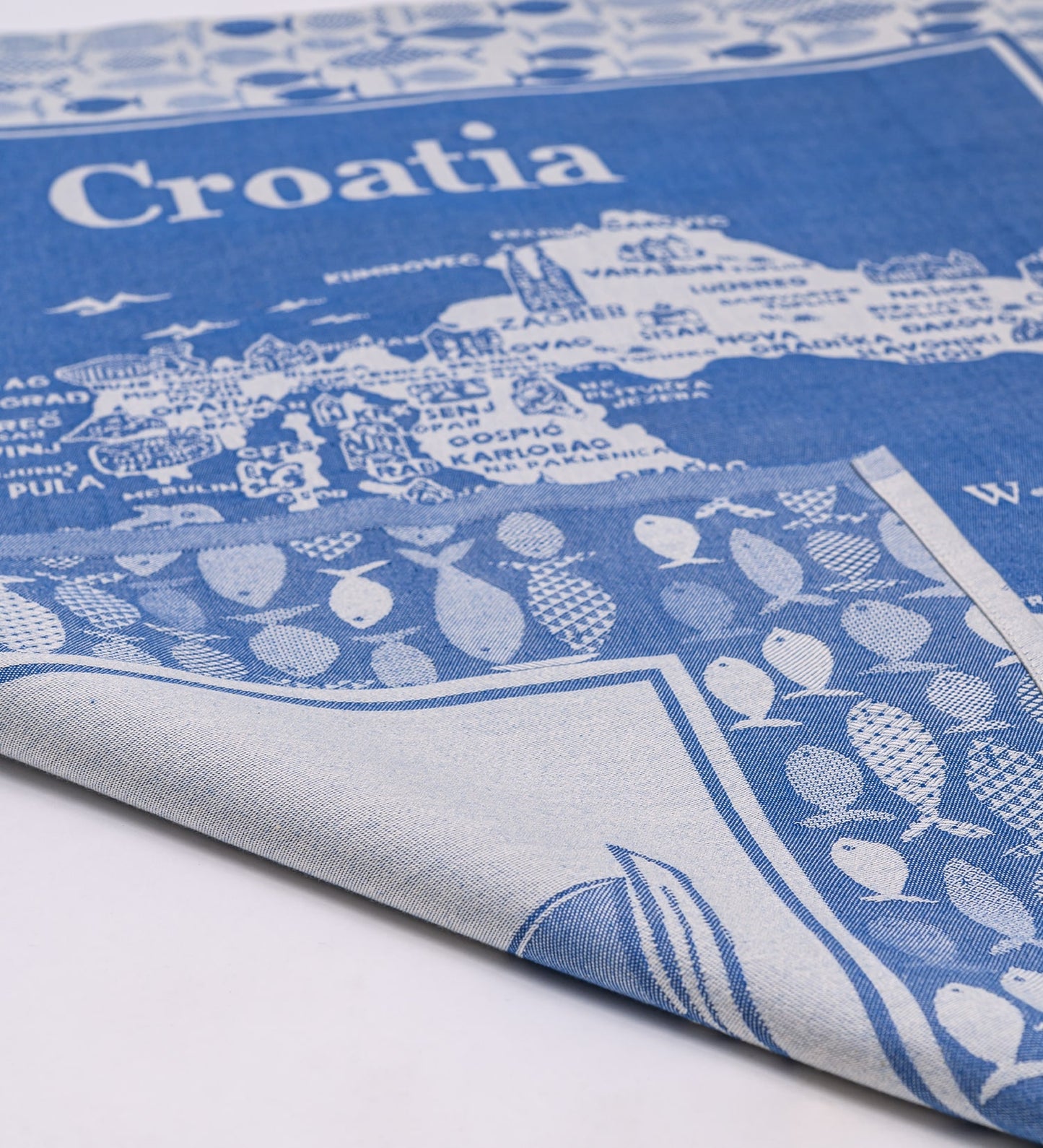 Map of Croatia Kitchen Towel