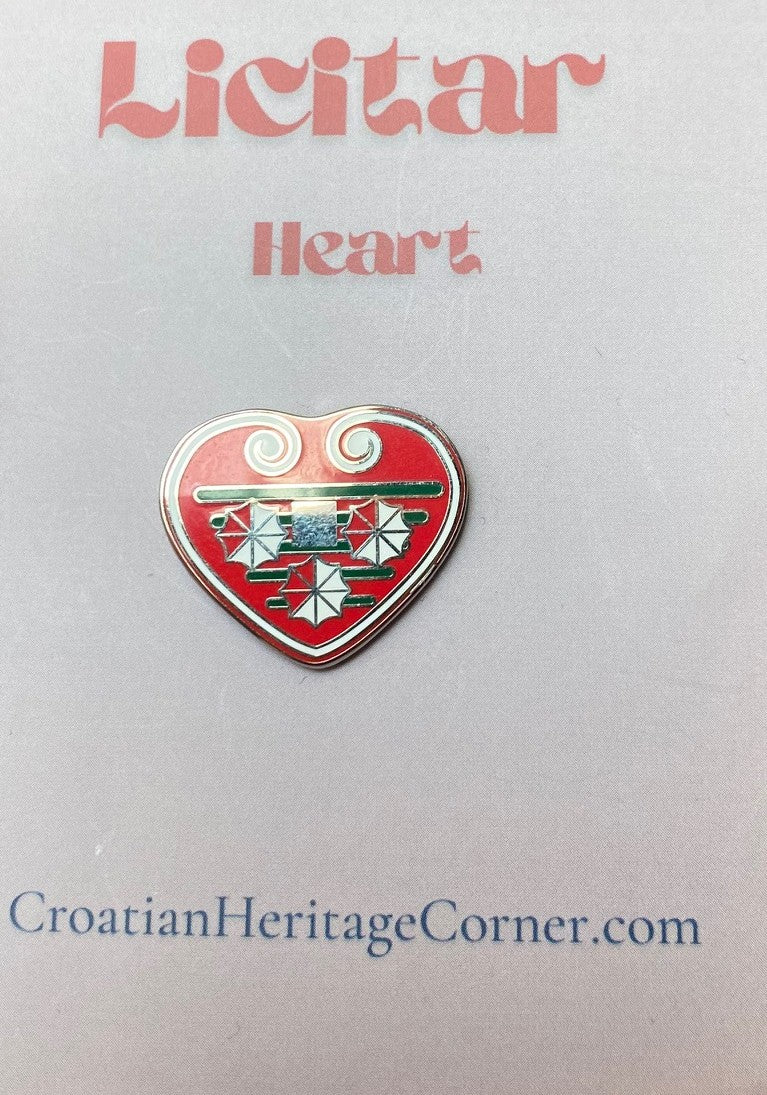 Licitar Heart Enamel Pin