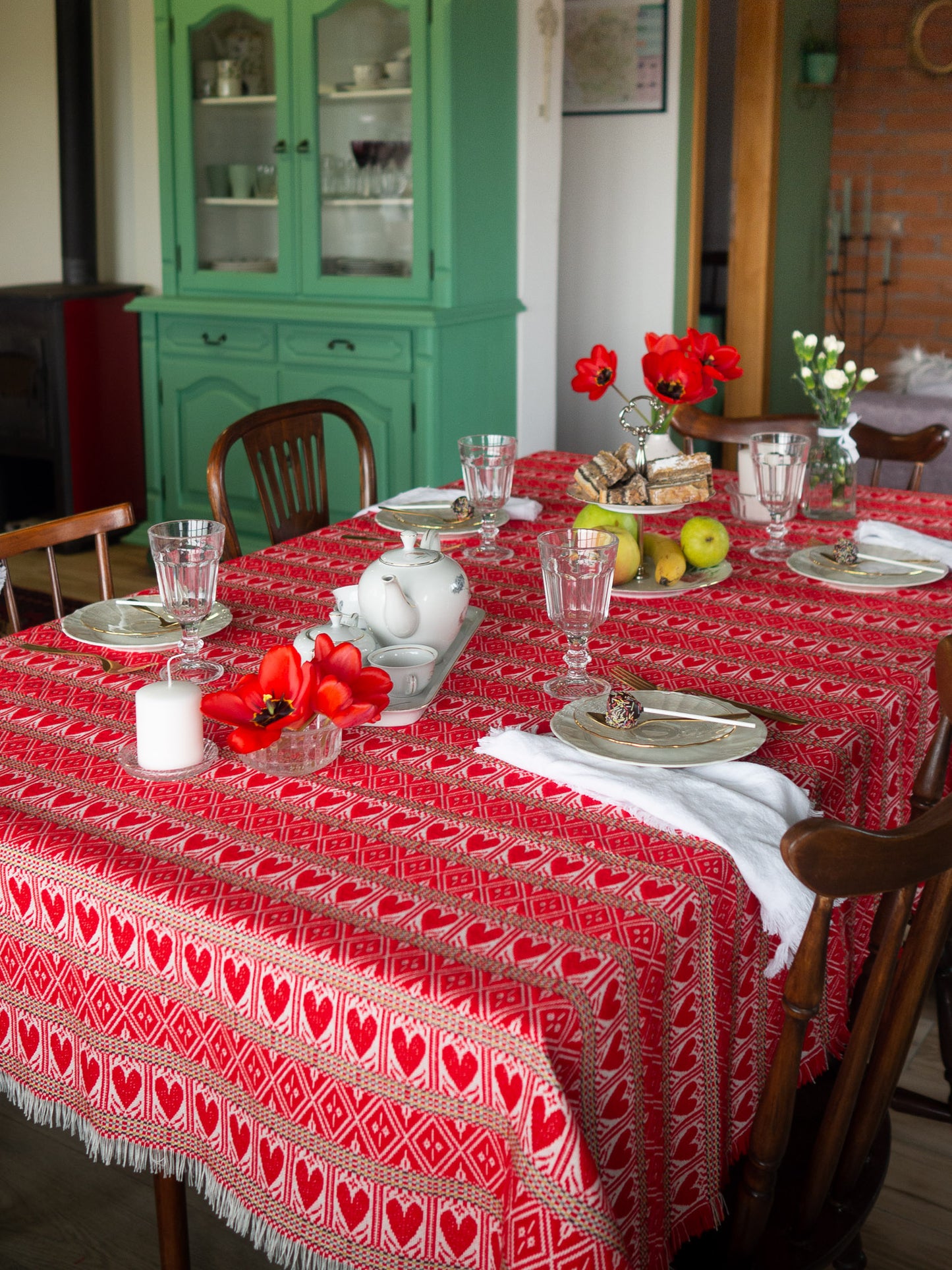 Croatian Red Tablecloth