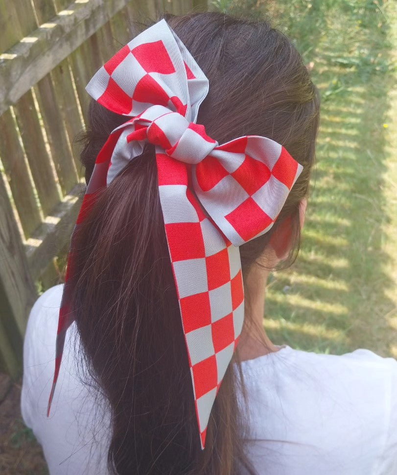 SILK RIBBON - Croatian Checkerboard