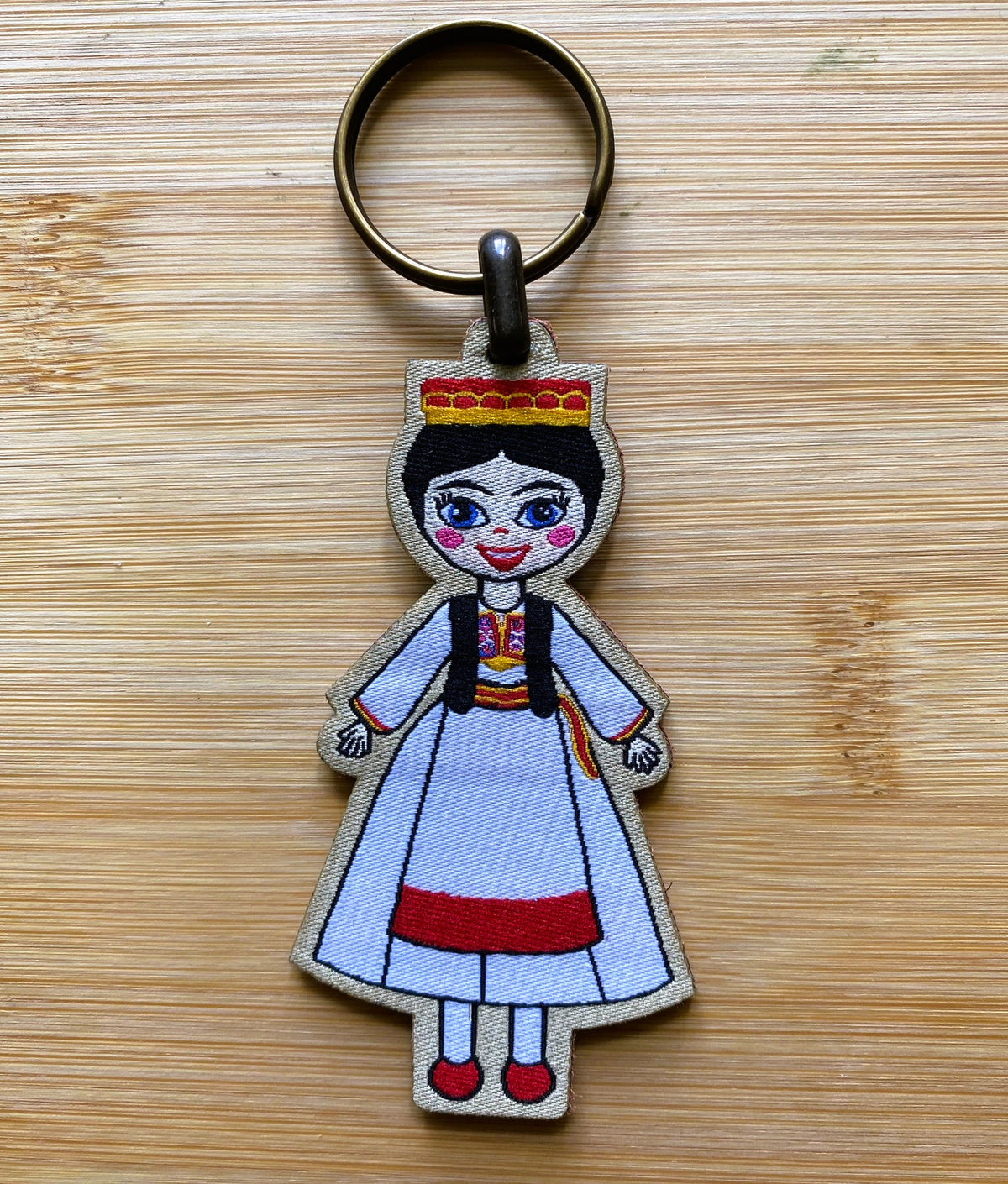 Keychain with Folk Dancers