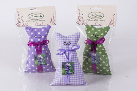 Lavender Cat-Shaped Bag