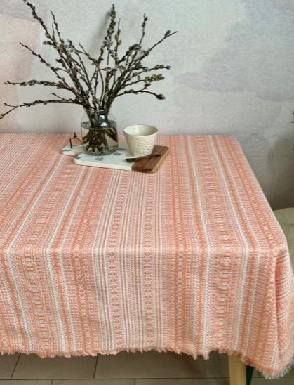 Spring Peach Tablecloth