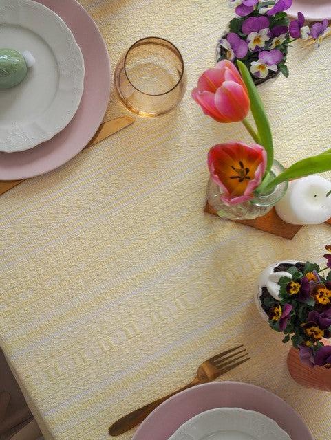 Spring Yellow Tablecloth